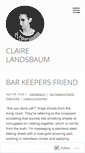 Mobile Screenshot of clairelandsbaum.com